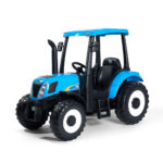 Tractor infantil New Holland Con cabina azul oficial